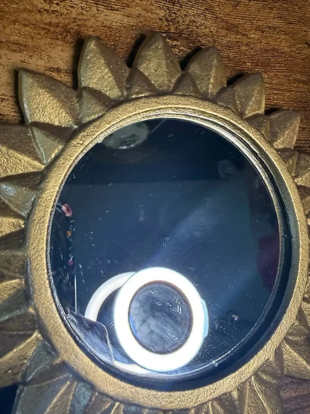 Handmade gold celestial Sun Decorative Wall Mirror